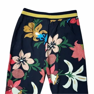 Farm Rio x Anthropologie Floral Calla Flared Pants Womens XS thumbnail 6