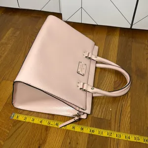 Kate Spade New York Light Pink Leather Compartment Shoulder Bag Purse thumbnail 7
