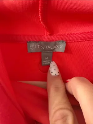 Talbots Women’s Coral Funnel Neck Sweatshirt thumbnail 2