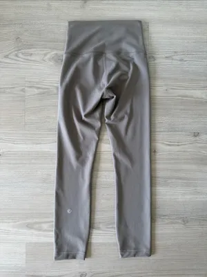 Lululemon Wunder Train High-Rise Leggings – Neutral Taupe Grey thumbnail 4