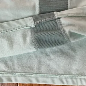 light blue and gray athletic workout mock neck longsleeve thumbnail 8