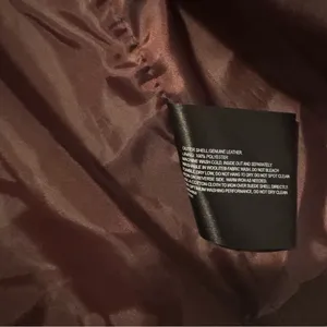 Bernardo Size 1X Burgundy Genuine Leather Full Zip Blazer thumbnail 5