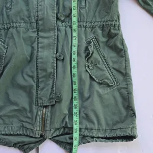 GAP‎ Women's Hooded Utility Parka Olive Green Size Medium thumbnail 10