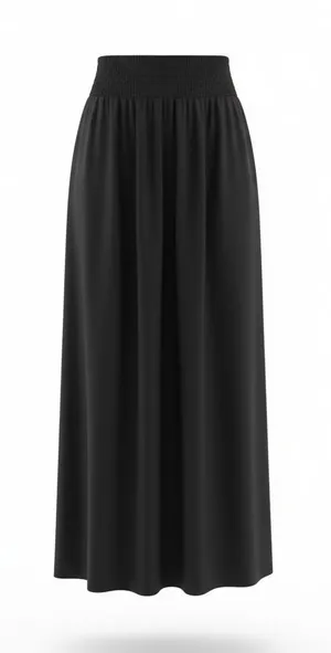 Halara Breezeful High Waisted Smocked Skort Maxi Skirt Black Size XS NWT thumbnail 1