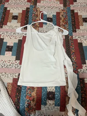 white low back tank top Size XS thumbnail 3