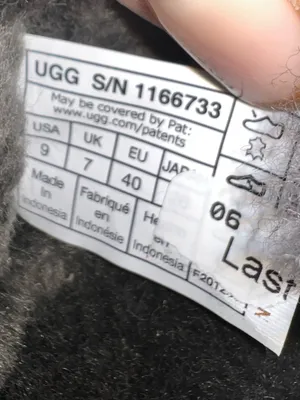 UGG Nita Genuine Shearling Slipper Black Gray Platform NWOB Women’s 9 thumbnail 6
