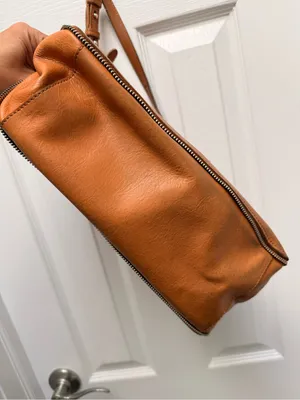 Rebecca Minkoff Western Boho Leather Crossbody | Turquoise Detail‎ | Saddle Tan thumbnail 11