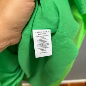 Trina Turk Bask Spaghetti Straps Scalloped Neck Midi Dress in Green 10 thumbnail 9
