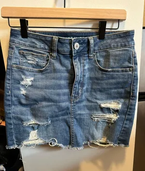 American Eagle Jean Mini Skirt thumbnail 1