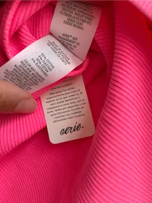 Aerie Pink Cotton Blend Ribbed Ruched Mini Swim Skirt Cover Up Size M Y2K thumbnail 4
