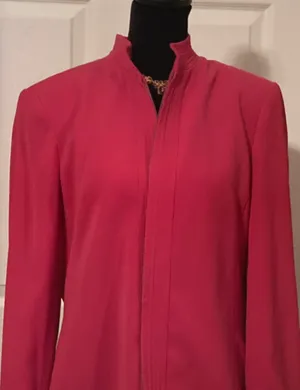 Amanda Smith Pink blazer work jacket thumbnail 2
