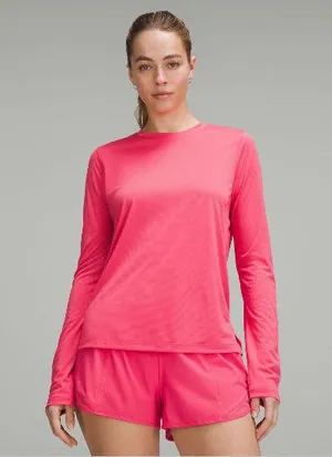 Lululemon Ultralight Hip-Length Long Sleeve Shirt Glaze pink thumbnail 1