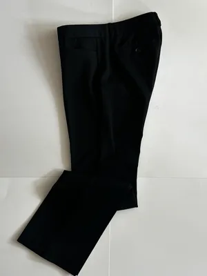 Express black semi flares dress pant with stretch thumbnail 2