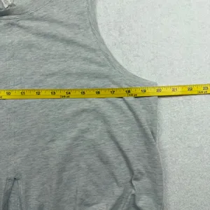 Lululemon Turn to Tie Tank Women’s Size 10 Light Gray Pima Cotton Cropped Tank thumbnail 6