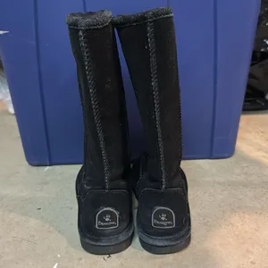 BearPaw Black Emma Tall wool lined boots size 7 B72‎ thumbnail 6