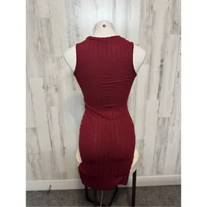 Burgundy dress Red thumbnail 6