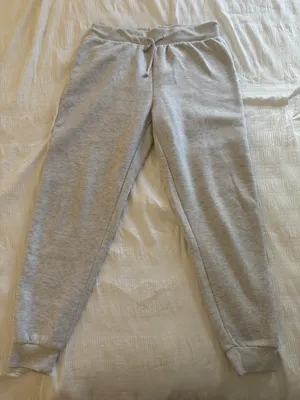 Primark Gray Melange Women's Sweaatpants Waistband Athleisure Comfy Joggers Cozy thumbnail 1