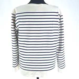 VTG Ralph Lauren Petite Womens PL‎ Striped Long Sleeve Preppy Y2K Top Navy White thumbnail 6