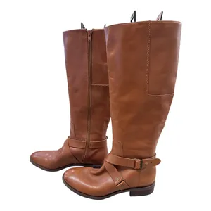 Nine West Womens Brown Knee-High Riding Leather Boots 6.5M SKU 7435 thumbnail 4