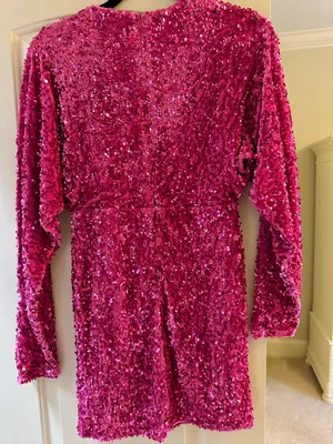 Pink Sequin Dress thumbnail 2