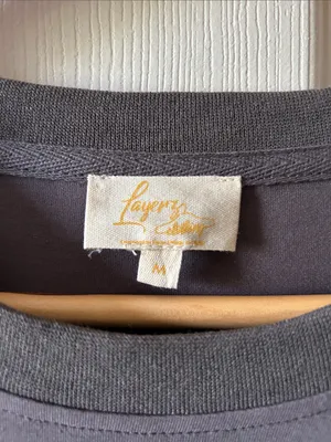 Layerz Clothing Carrie’s Boot Tee in Charcoal Grey‎ Med Nashville Cowboy Cotton thumbnail 8