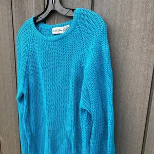 Vintage Allison Brooke‎ Sweater Blue Size L thumbnail 4