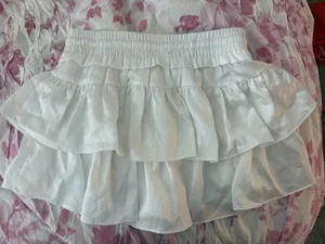 DO+BE White ruffle skirt thumbnail 2