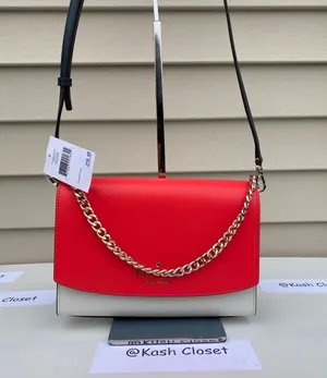 Carson Colorblock Convertible Crossbody Purse - Red Multi thumbnail 3