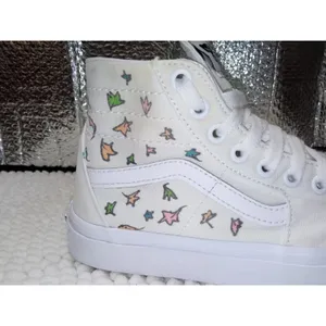 VANS Sk8-Hi Tapered High Top White Women Canvas Sneakers Skate Size M 5.5 W 7 thumbnail 4