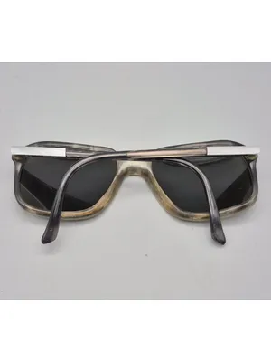 Vintage Swank 932 Eyeglass Frames Brown Oversized 70s Retro Made in Spain thumbnail 3