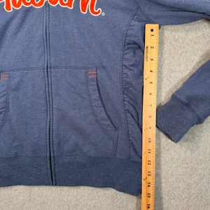 Auburn Tigers Campus Drive Women's Small Full Zip Hoodie Sweatshirt Side Ruched thumbnail 5