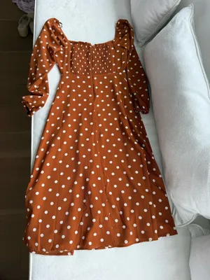 NWT Forever 21 Polka Dot Midi Dress thumbnail 6