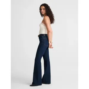 NEW Madewell The Stretch Flare Jean Rinse Wash Dark Blue High Rise US 26 thumbnail 3