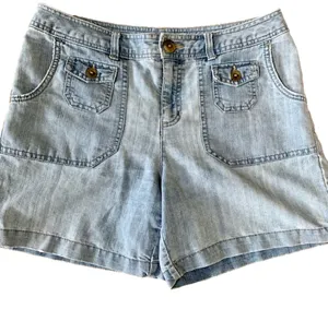 Cherokee Vintage High Waisted Denim Jean Shorts thumbnail 1