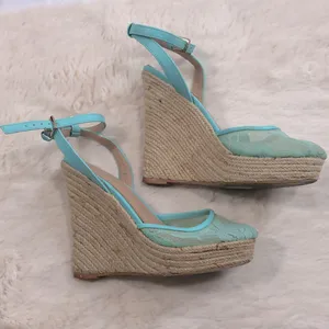 Victoria's Secret Lacy Wedge Espadrilles thumbnail 4