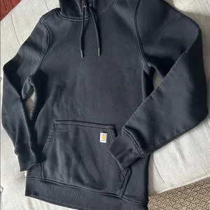 Carhartt Relaxed Fit Black Hoodie Size Small (4-6) thumbnail 3