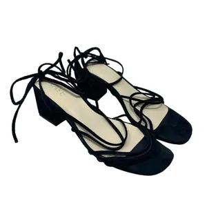 RAYE Sybil Lace-Up‎ Sandal in Black Suede Size 8.5 thumbnail 2