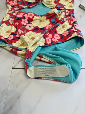 NWT Aerie Ring Bandeau Cheeky One Piece Swimsuit size XL thumbnail 5