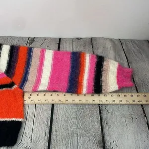 Free People Snowbird Sweater Multicolored Stripes size XS thumbnail 16