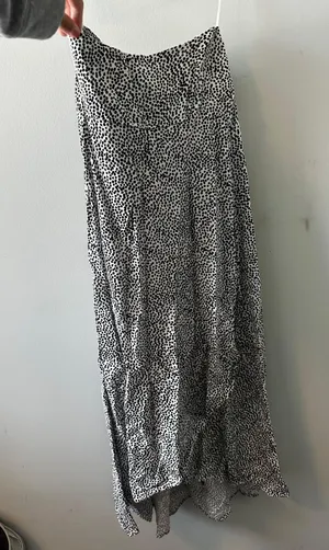 Black and White Maxi Skirt thumbnail 4