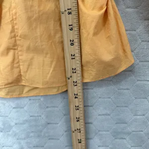 Vince Tangelo Top 100%‎ Cotton Yellow Cut Out Back Scandi Minimalist Womens S thumbnail 9