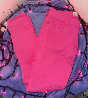 Abercrombie & Fitch Hot Pink Skinny Jeans thumbnail 1