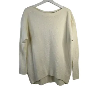 Anthropologie Size M Naomi Sweater Merino Wool Blend Boat Neck Oversized Slouchy thumbnail 2