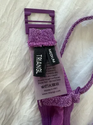 Triangl Purple Sparkle Bikini thumbnail 2