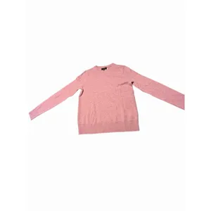 Quince Women’s Mongolian Cashmere Crew Neck Sweater XS Mauve Mist Soft Pink thumbnail 5