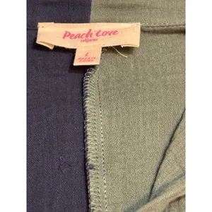 Peach Love California Color Block Gauze Shirt Dress Studded Oversized L-3X thumbnail 3