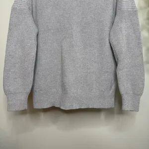 J. Crew V-neck Cotton Cashmere Blend Cardigan Sweater Heather Dove Medium BS950 thumbnail 8