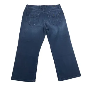Lucky Brand Dungarees Jeans Easy‎ Rider Crop Women's Size 12/31" Dark Wash EUC thumbnail 6