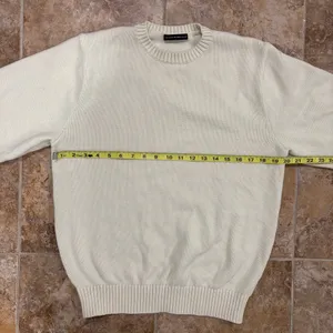 Brandy Melville Cream Oversized Crewneck Sweater thumbnail 3