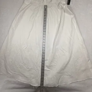 Maggy London Ivory White Cotton Halter‎ Midi Dress G5678M Size 10 NWT thumbnail 8